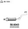 ASSO 58.6043 Middle Silencer